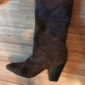 Brown Suede Full Length Boot (Brand New)